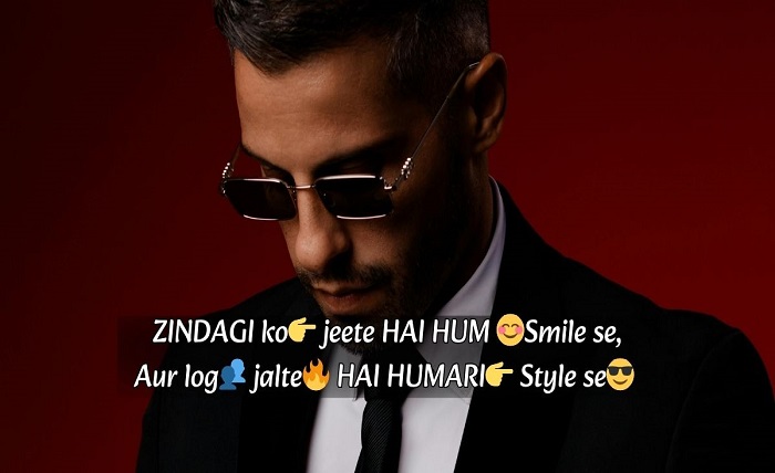 attitude shayari english