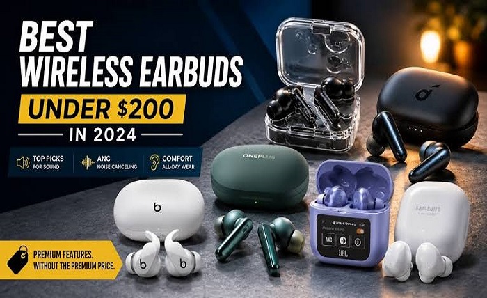 best wireless earbuds under 200 dollars 2024