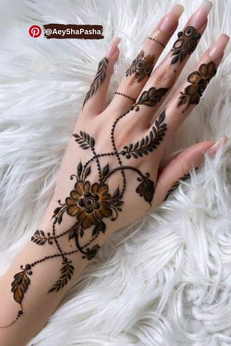 Easy-Arabic-Mehndi-Design Easy-Arabic-Mehndi-Design