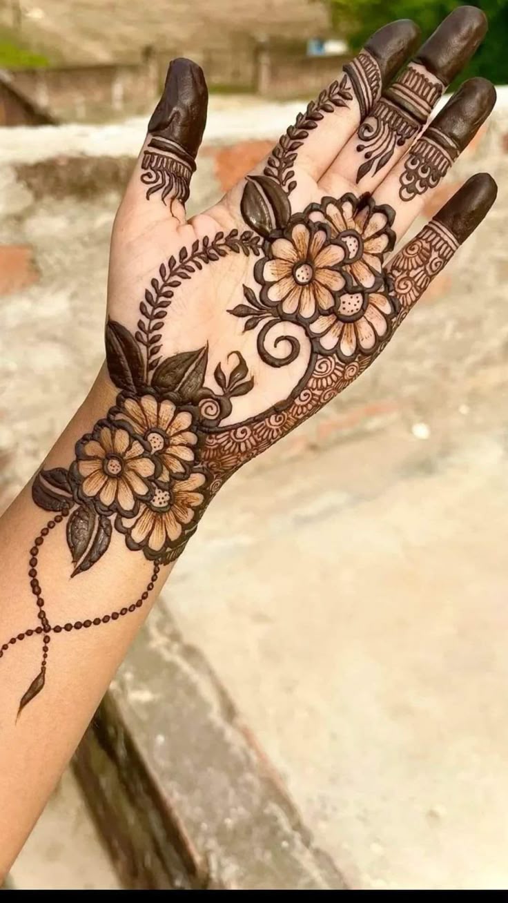 Easy-Arabic-Mehndi-Design Easy-Arabic-Mehndi-Design
