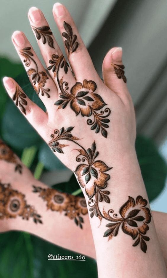 Easy-Arabic-Mehndi-Design Easy-Arabic-Mehndi-Design