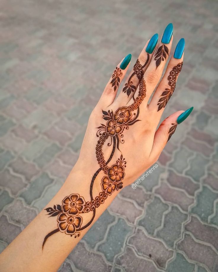 Easy-Arabic-Mehndi-Design Easy-Arabic-Mehndi-Design